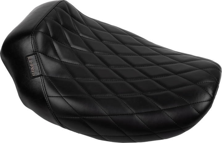 LE PERA Bare Bones Solo Seat - Diamond Stitch - FLH/FLT '23-'25 LV-005DM