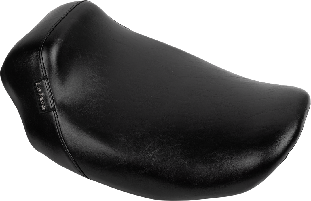 LE PERA Bare Bones Solo Seat - Smooth - Black - FLH/FLT '23-'25 LV-005