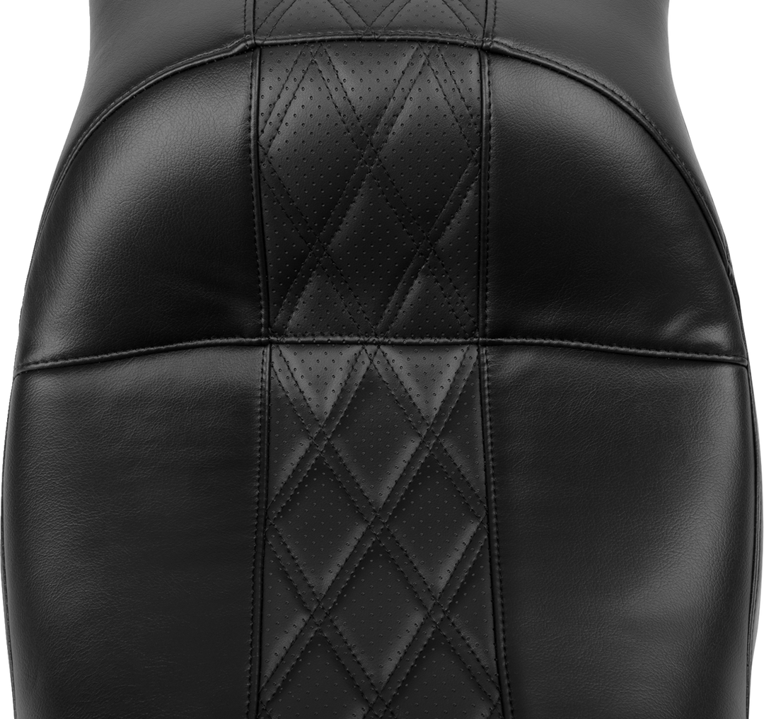 LE PERA Maverick Seat - without Backrest - Hot Rod HR2 - Black - FLH/FLT '23-'25 LV-957HR2