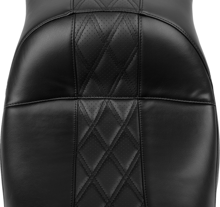 LE PERA Maverick Seat - without Backrest - Hot Rod HR2 - Black - FLH/FLT '23-'25 LV-957HR2