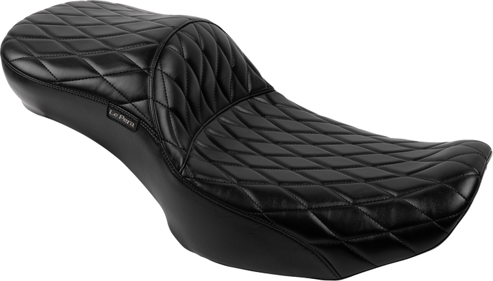 LE PERA Maverick Daddy Long Legs Seat - Without Backrest - Diamond Stitched - FLH/FLT '23-'25 LV-957DLDM