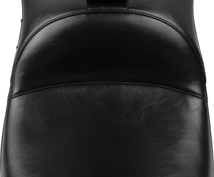 LE PERA Maverick Daddy Long Legs Seat - With Backrest - Smooth - FLH/FLT '23-'25 LV-957DLBRS