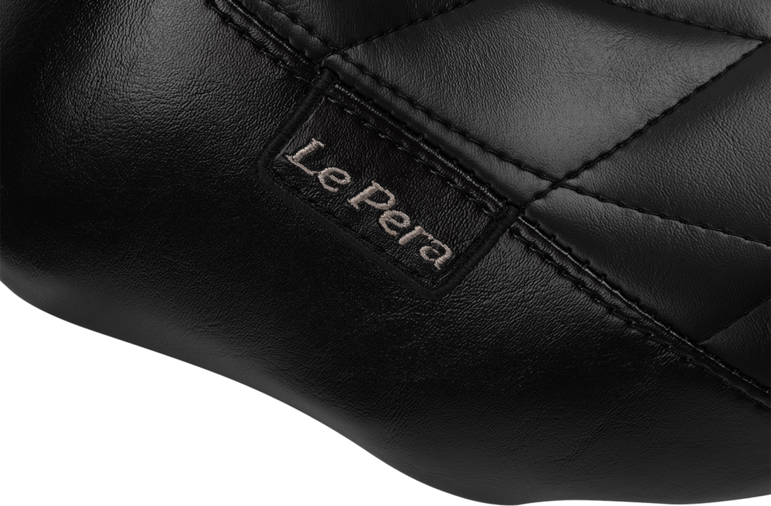 LE PERA Bare Bones Solo Seat - Diamond Stitch - FLH/FLT '23-'25 LV-005DM