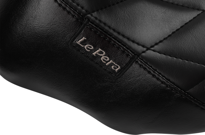 LE PERA Bare Bones Solo Seat - Diamond Stitch - FLH/FLT '23-'25 LV-005DM