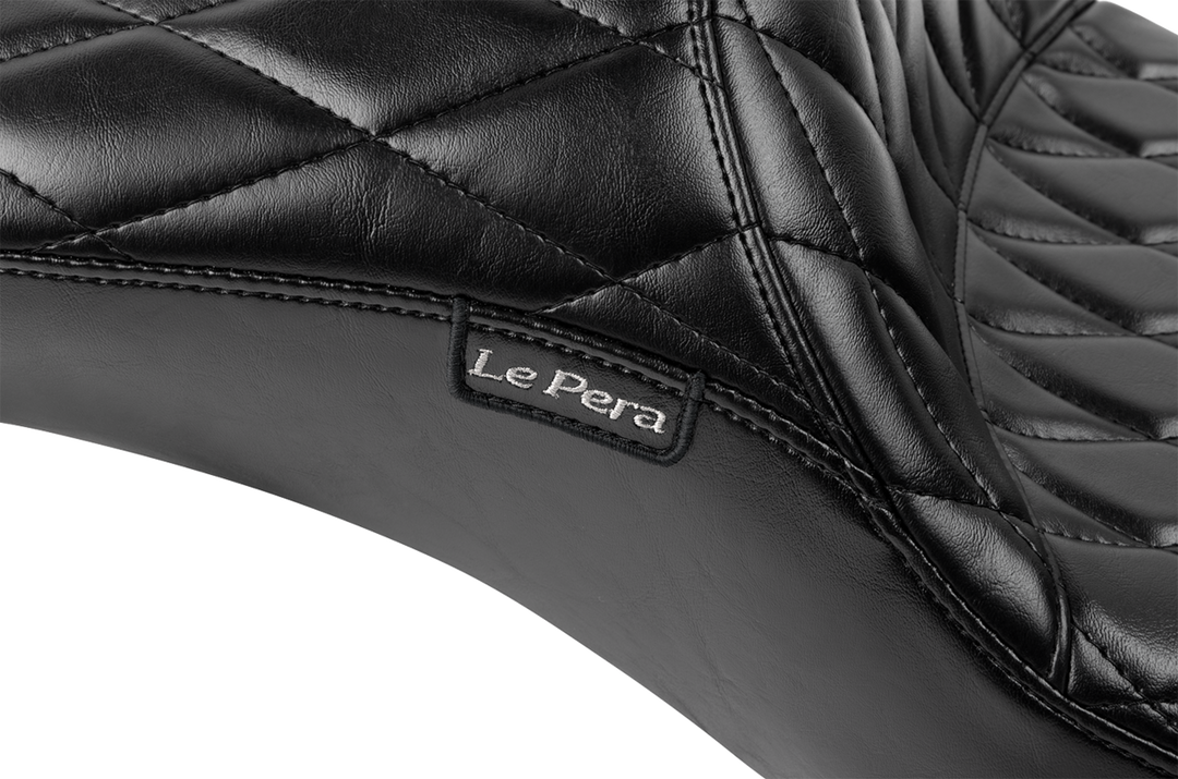 LE PERA Maverick Daddy Long Legs Seat - Without Backrest - Diamond Stitched - FLH/FLT '23-'25 LV-957DLDM