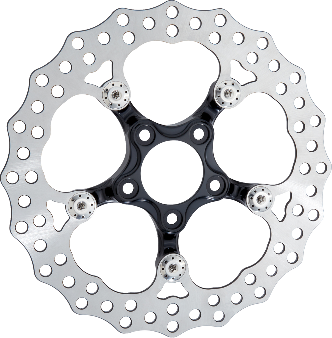 ARLEN NESS Spider Rotor - 12-19/32" - Black - Front 300-108