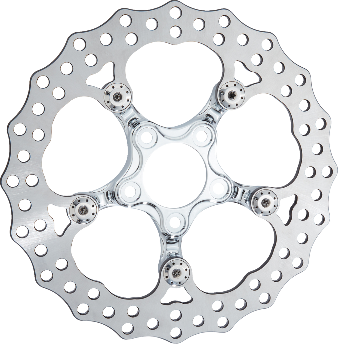 ARLEN NESS Spider Rotor - 12-19/32" - Chrome - Front 300-112