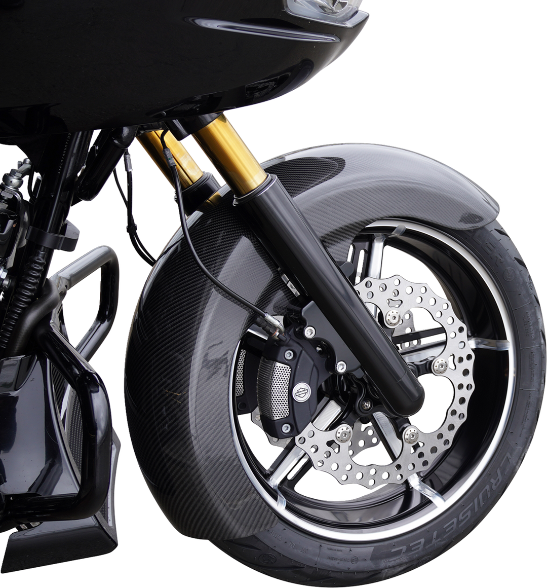 ARLEN NESS Front Fender - Fat Wrapper - 18" - Carbon Fiber - FLT '24-'25 210-042