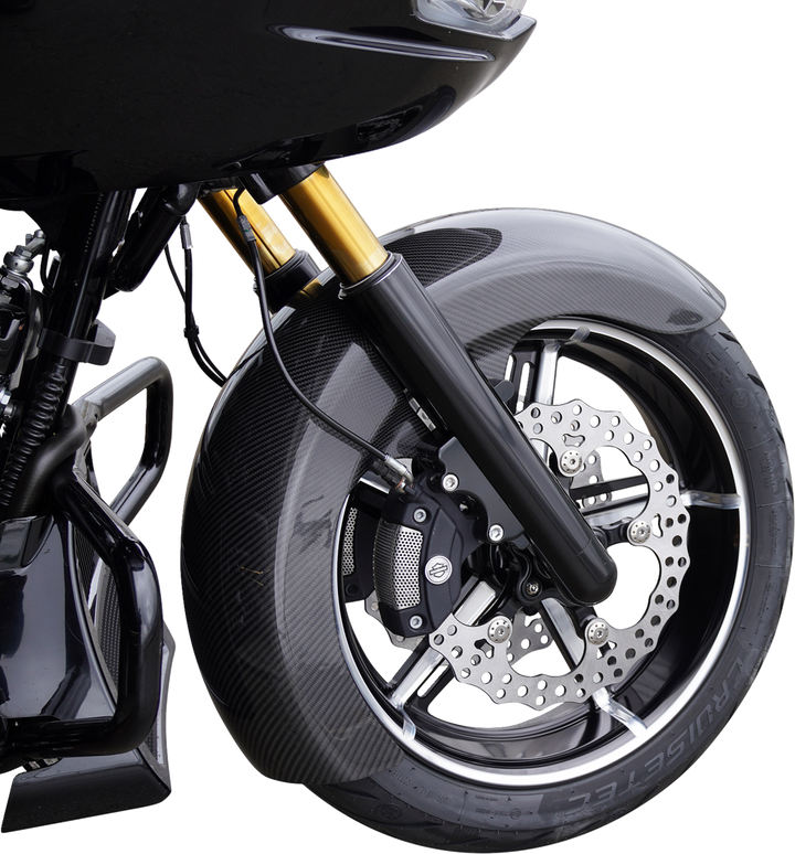 ARLEN NESS Front Fender - Fat Wrapper - 18" - Carbon Fiber - FLT '24-'25 210-042