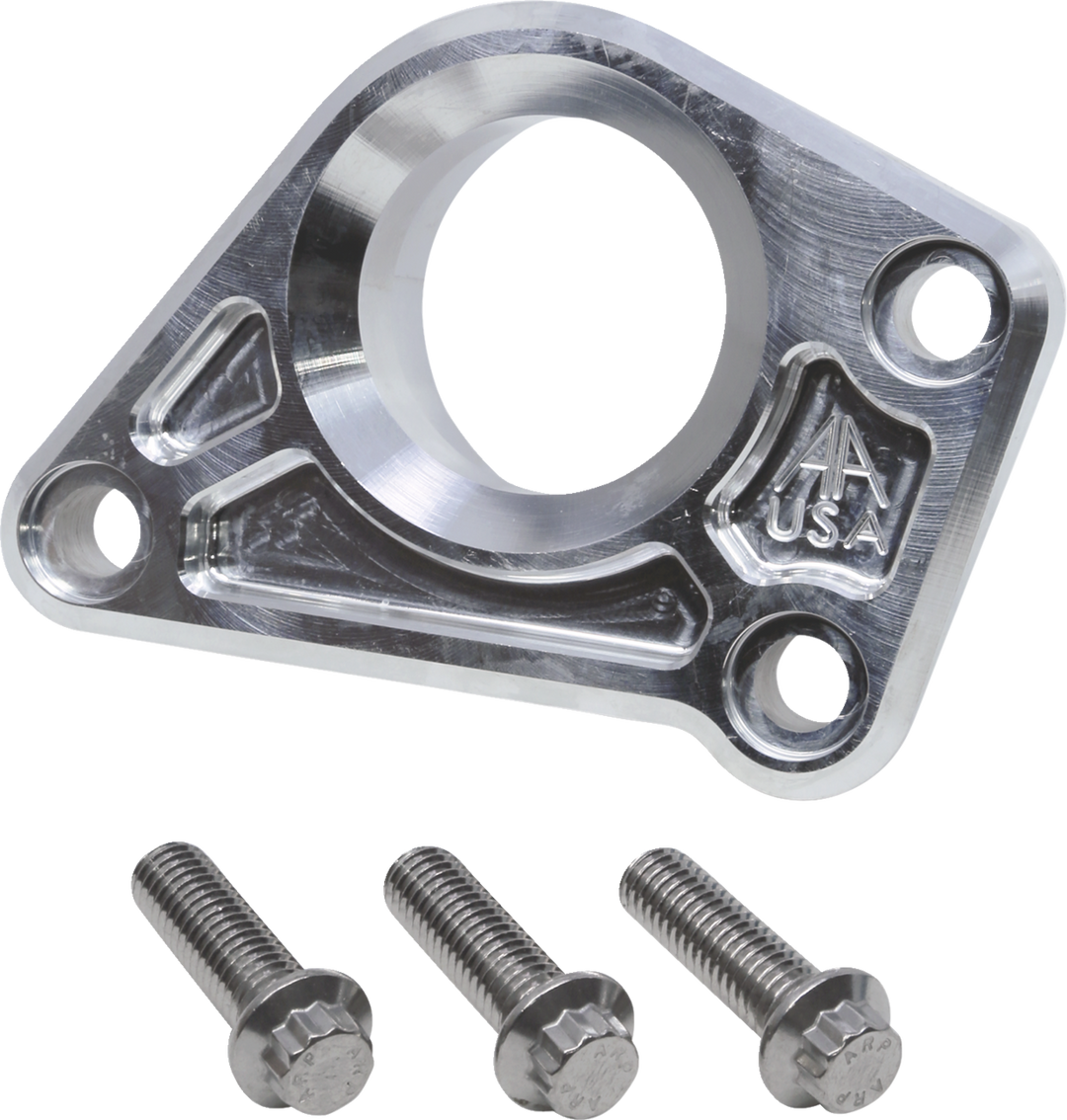 ALLOY ART Floor Board Delete Mount - Machined Raw - M8 M8FMM-1