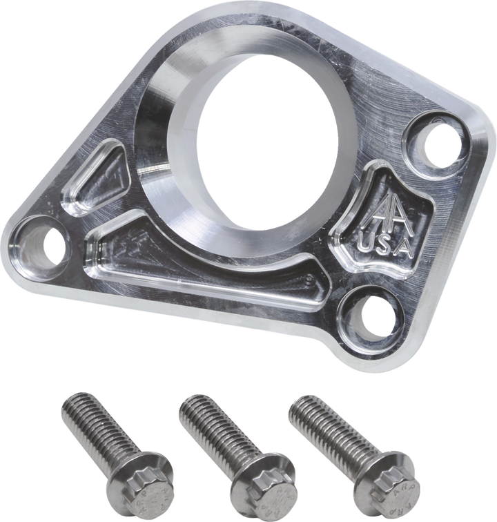 ALLOY ART Floor Board Delete Mount - Machined Raw - M8 M8FMM-1