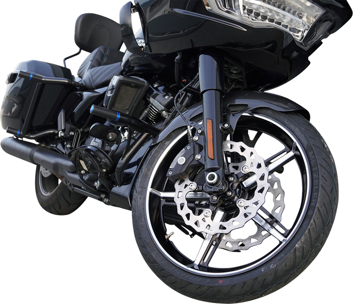 ARLEN NESS Wheel with Hub/Adapter - Factory 24 - Front - Black/Contrast Cut - 21x3.5 91-654