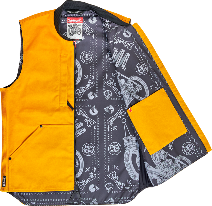 Biltwell 4 Speed Vest - Gold