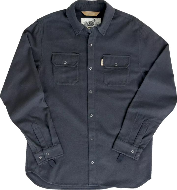 BILTWELL HI Test Flannel Shirt - Black - Medium 8128-124-003