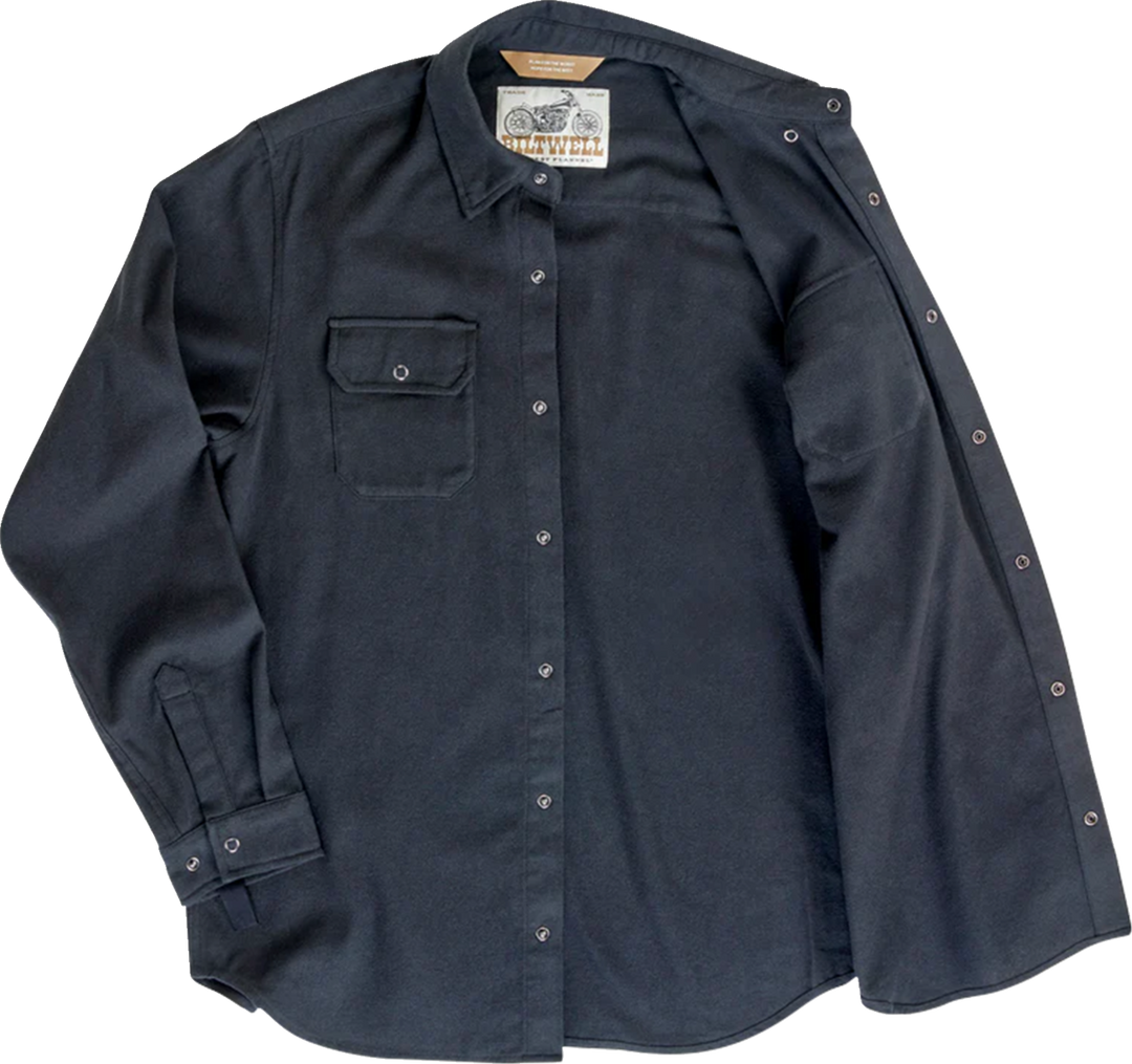 Biltwell HI Test Flannel Shirt - Black