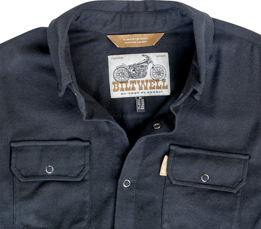 Biltwell HI Test Flannel Shirt - Black