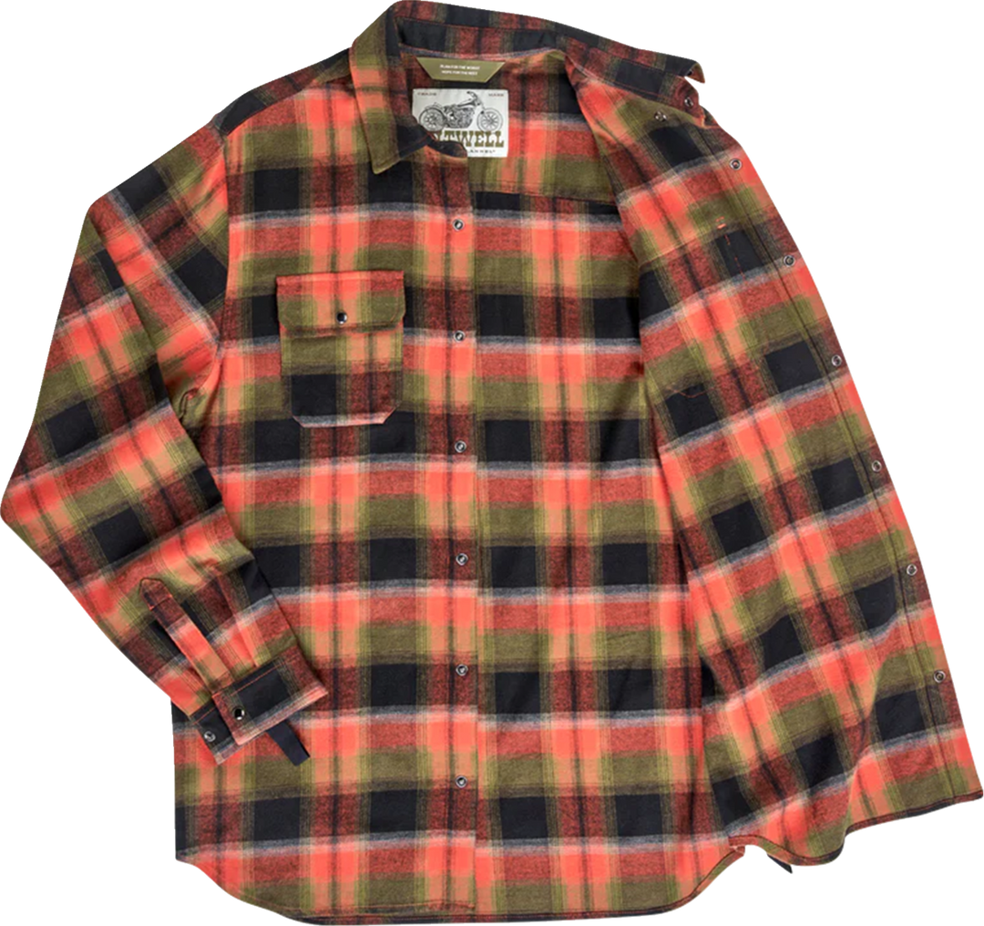 Biltwell HI Test Flannel Shirt - Rust