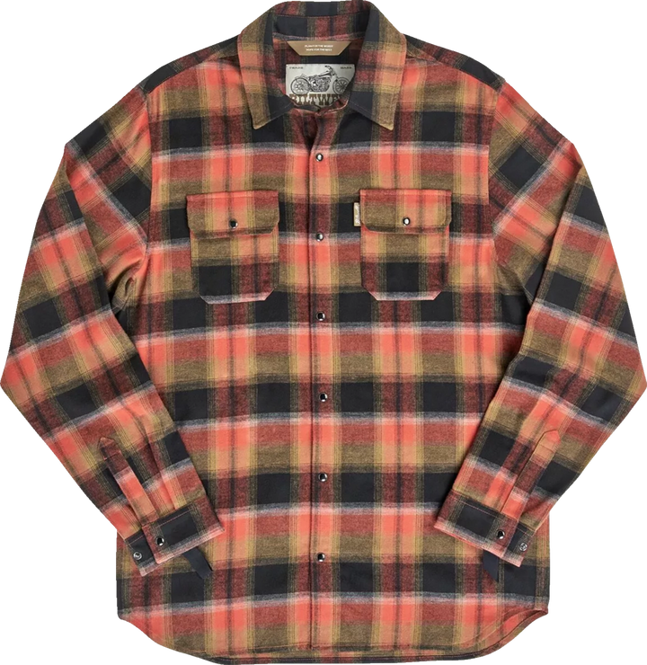 BILTWELL HI Test Flannel Shirt - Rust - 3XL 8128-125-007