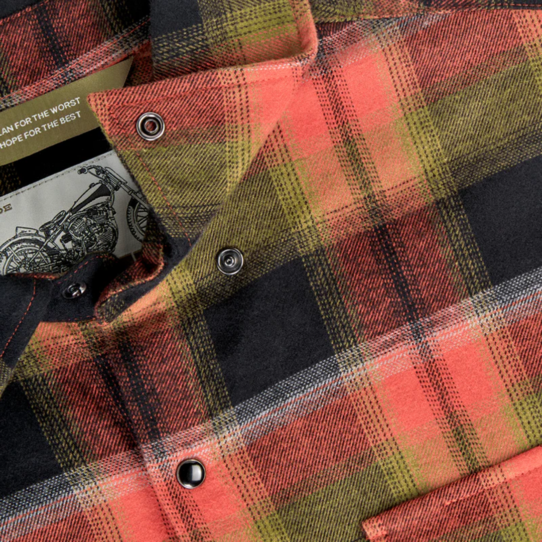 Biltwell HI Test Flannel Shirt - Rust