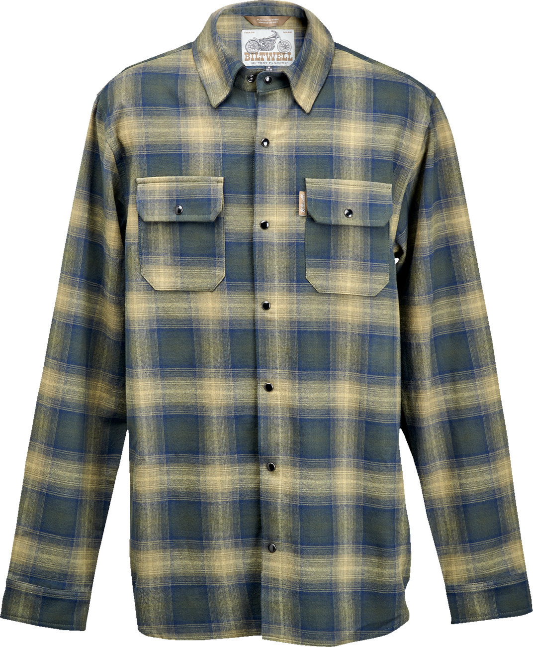 BILTWELL HI Test Flannel Shirt - Moss - Medium 8128-126-003