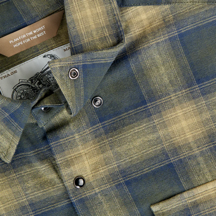 Biltwell HI Test Flannel Shirt - Moss