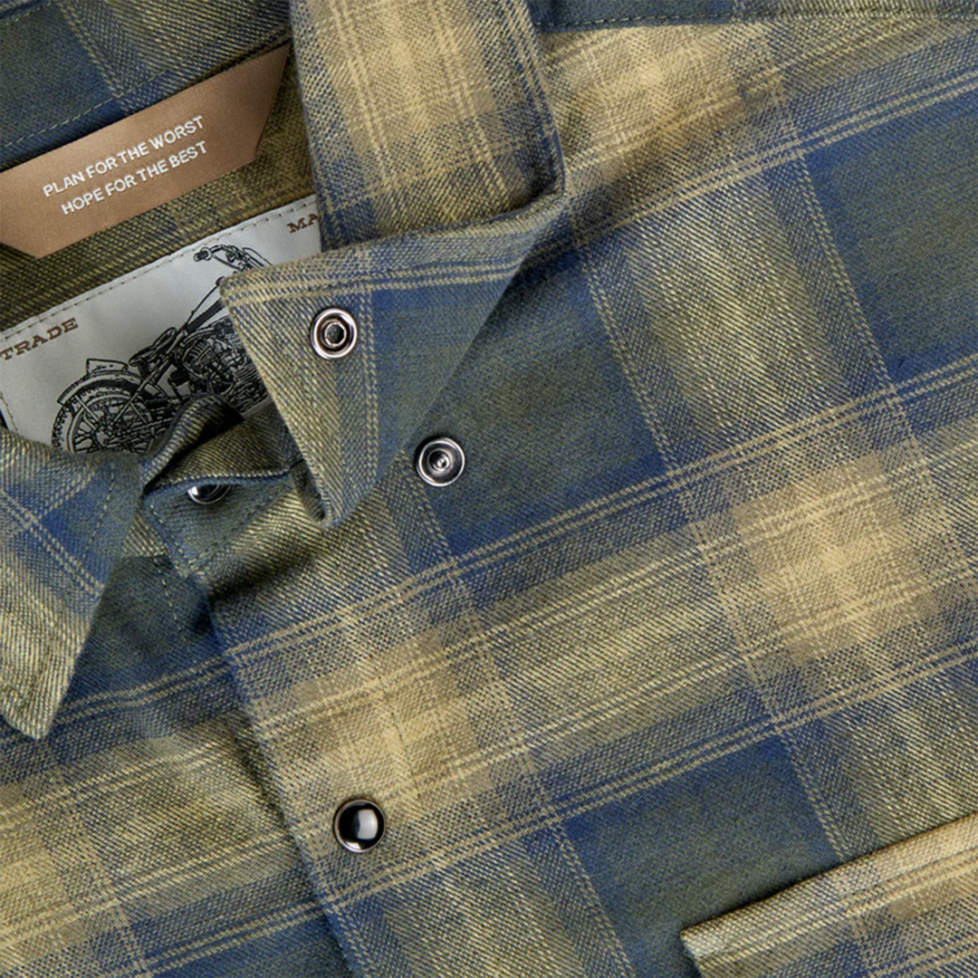 Biltwell HI Test Flannel Shirt - Moss
