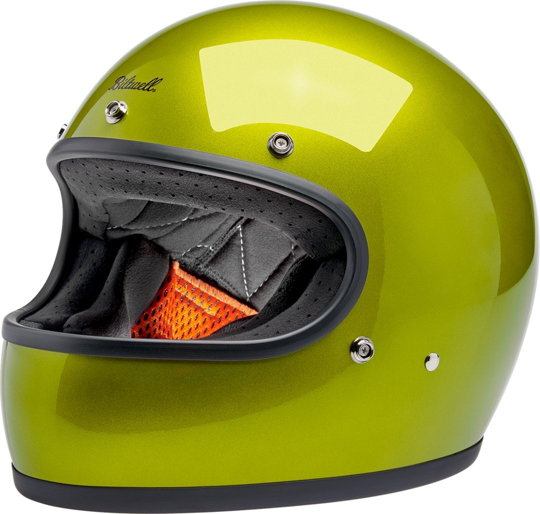 BILTWELL Gringo Helmet - Metallic Lime - XS 1002-392-501