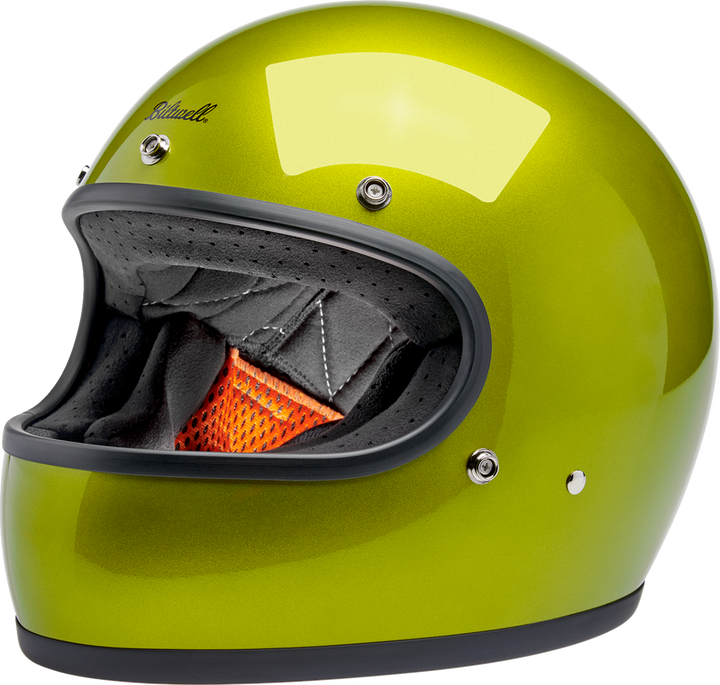 BILTWELL Gringo Helmet - Metallic Lime - XS 1002-392-501