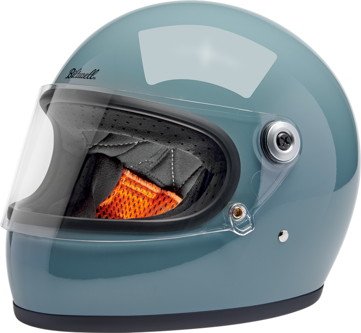 BILTWELL Gringo S Helmet - Gloss Agave Blue - Large 1003-134-504