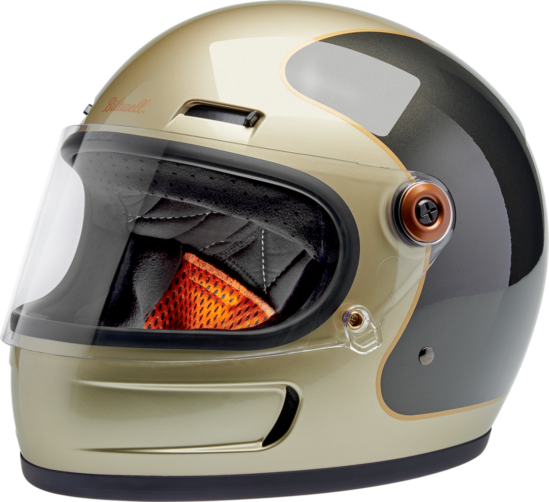 BILTWELL Gringo SV Helmet - Tracker - Gloss Metallic Champagne/Charcoal - Medium 1006-5100-503