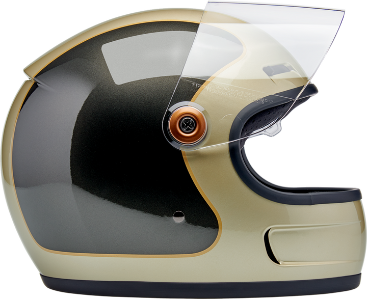 Biltwell Gringo SV Helmet - Tracker - Gloss Metallic Champagne/Charcoal