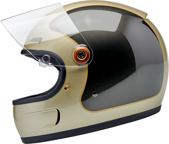 Biltwell Gringo SV Helmet - Tracker - Gloss Metallic Champagne/Charcoal