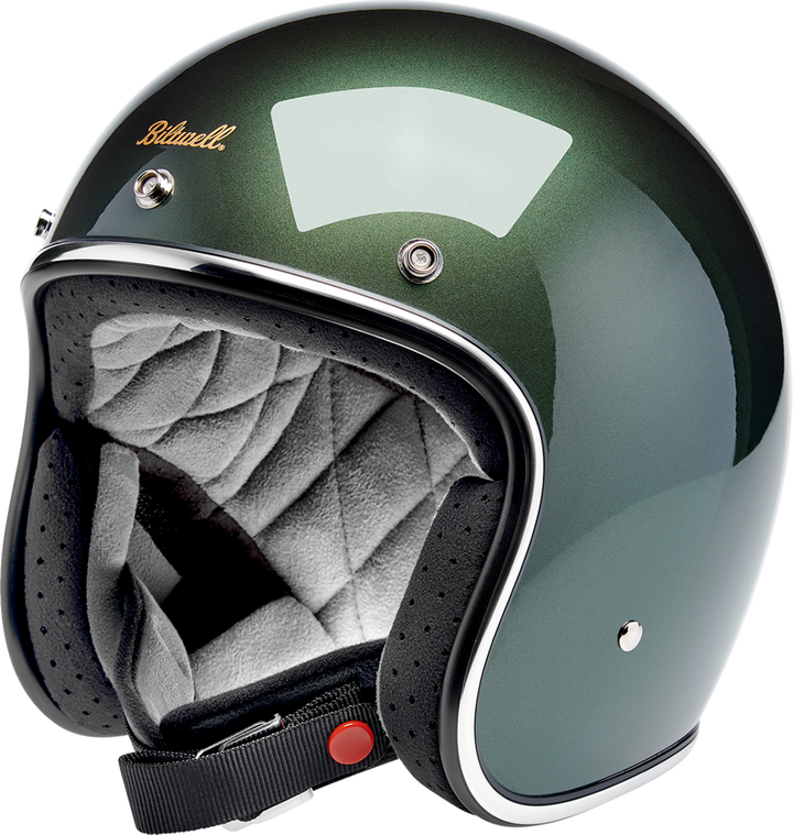 BILTWELL Bonanza Helmet - Metallic Sierra Green - Large 1001-324-204