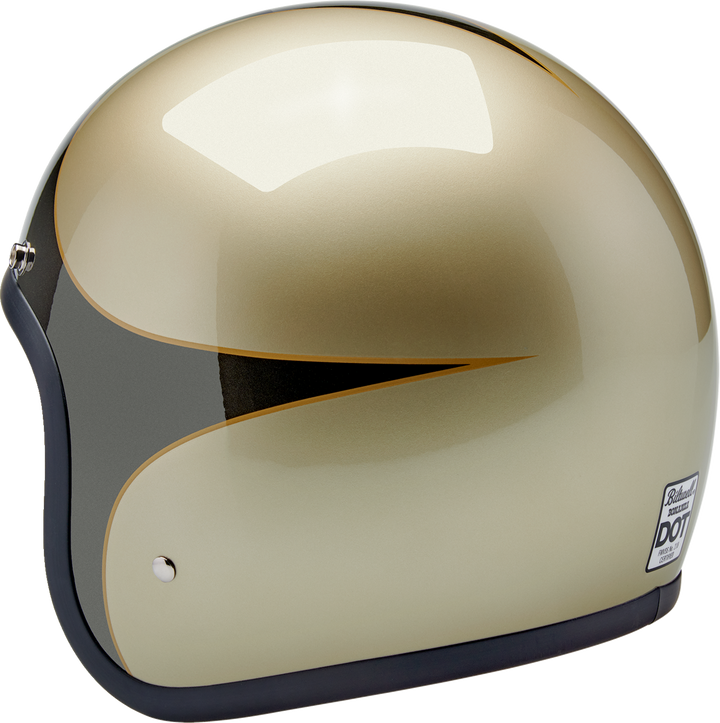 Biltwell Bonanza Helmet - Scallop - Metallic Charcoal/Champagne