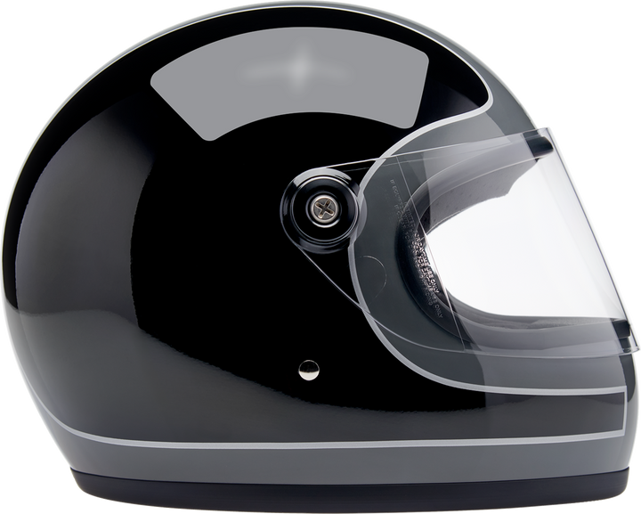 Biltwell Gringo S Helmet - Tracker - Gloss Storm Gray/Black