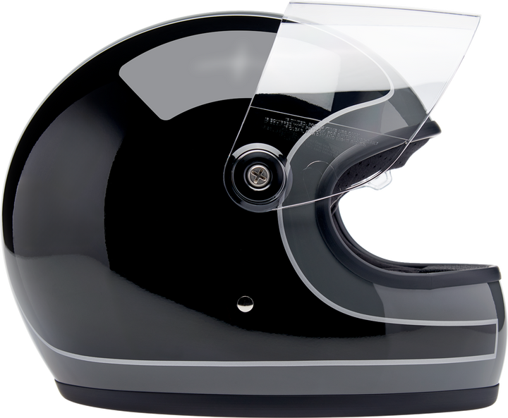 Biltwell Gringo S Helmet - Tracker - Gloss Storm Gray/Black