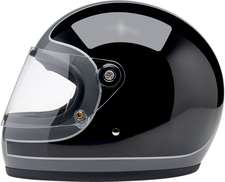 Biltwell Gringo S Helmet - Tracker - Gloss Storm Gray/Black