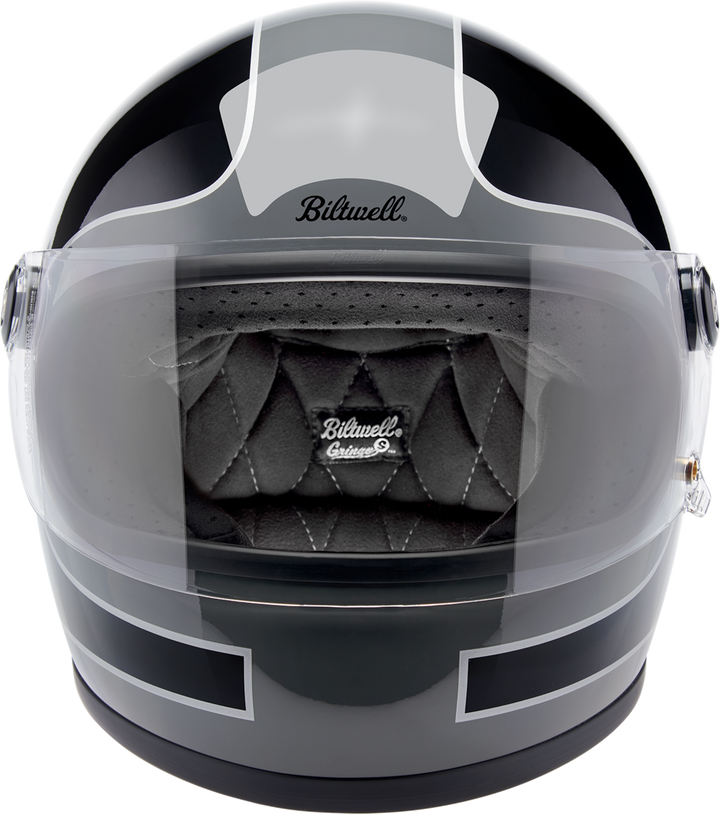 Biltwell Gringo S Helmet - Tracker - Gloss Storm Gray/Black