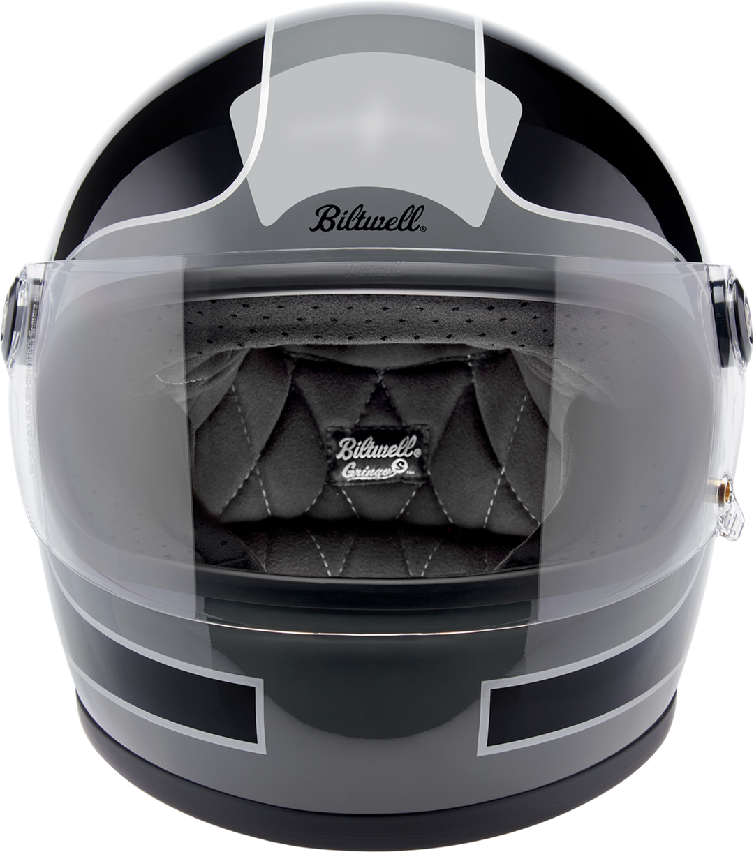 Biltwell Gringo S Helmet - Tracker - Gloss Storm Gray/Black