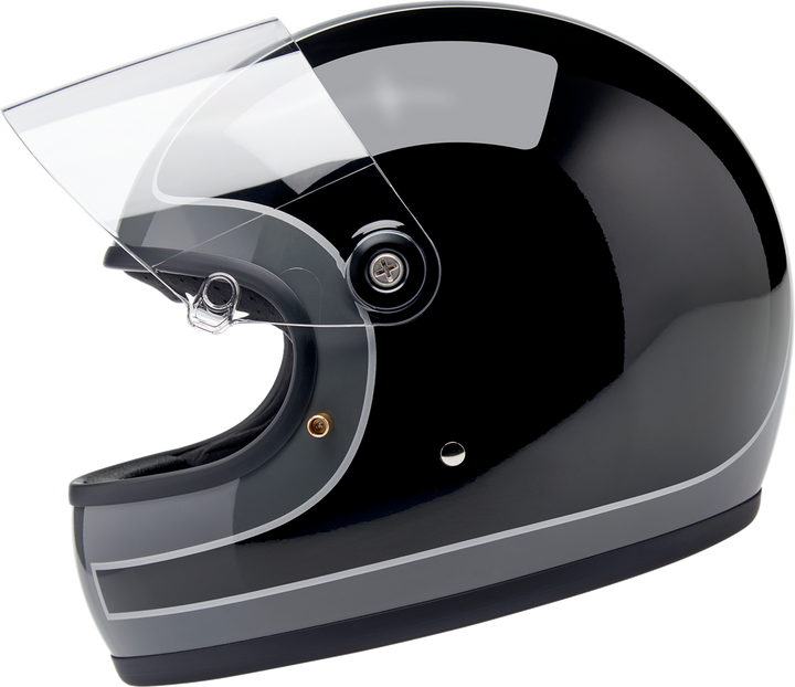 Biltwell Gringo S Helmet - Tracker - Gloss Storm Gray/Black