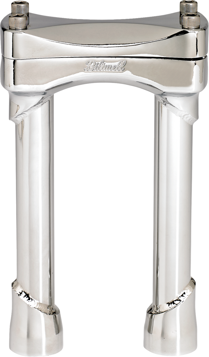 BILTWELL Murdock Handlebar Risers - 8" - Chrome 6403-105-08