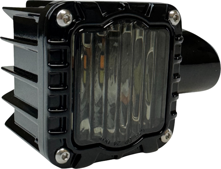 CUSTOM DYNAMICS Turn Signal - Shark Demon™ - LED - Front - Smoke Lens SD-RG-FT-AW