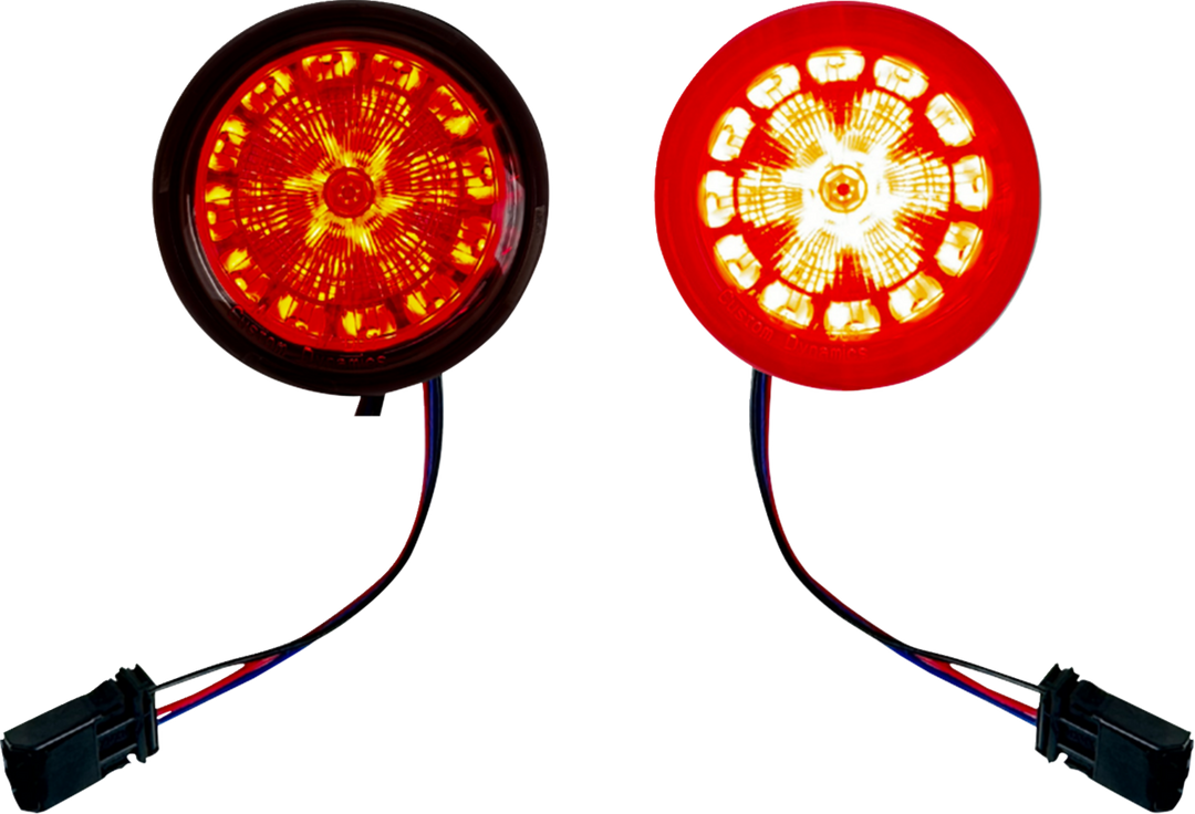 CUSTOM DYNAMICS ProBeam® Rear Turn Signal Inserts - LED - Smoke Lens PB-R-25JAE-S
