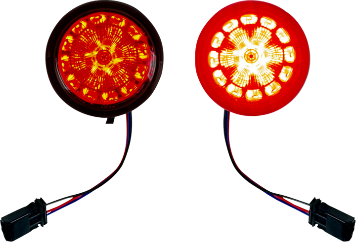 CUSTOM DYNAMICS ProBeam® Rear Turn Signal Inserts - LED - Smoke Lens PB-R-25JAE-S