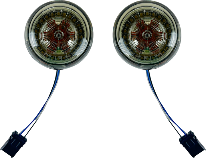 CUSTOM DYNAMICS ProBeam® Front Turn Signal Inserts - LED - Smoke Lens PB-AW-25JAE-S