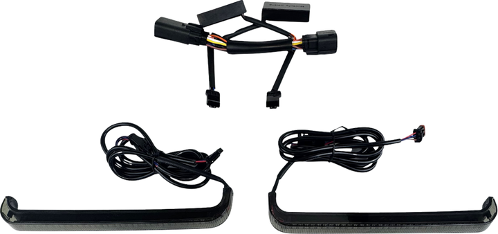CUSTOM DYNAMICS Run/Turn/Brake Light - LED - Low-Profile - SaddleBag CD-LPDC-23-S