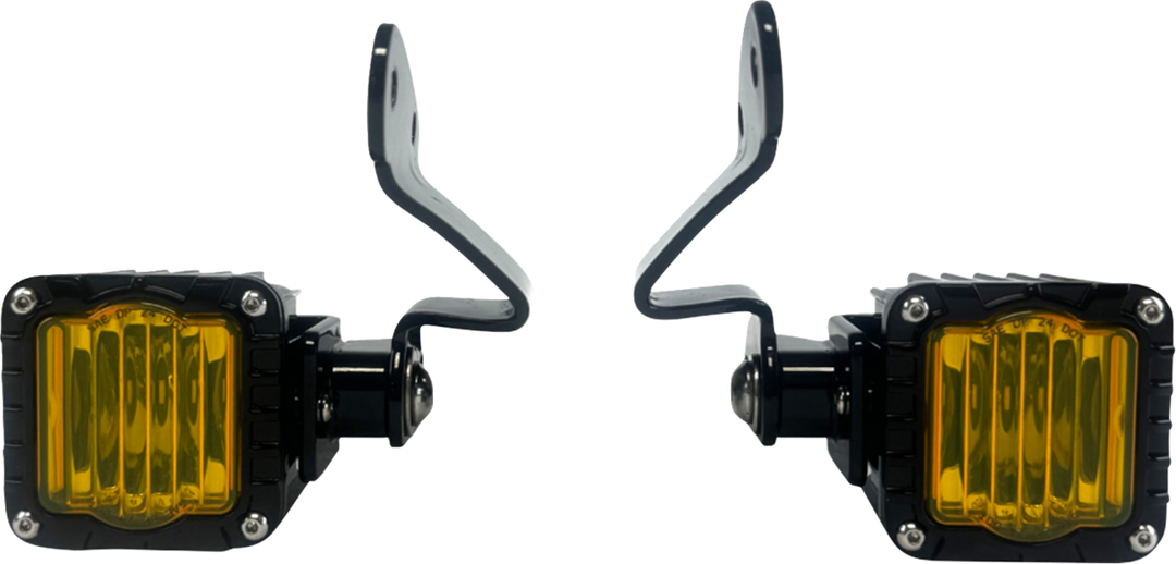 CUSTOM DYNAMICS Front Turn Signals - Shark Demo® - LED - Yellow SD-23RG-FT-YB 