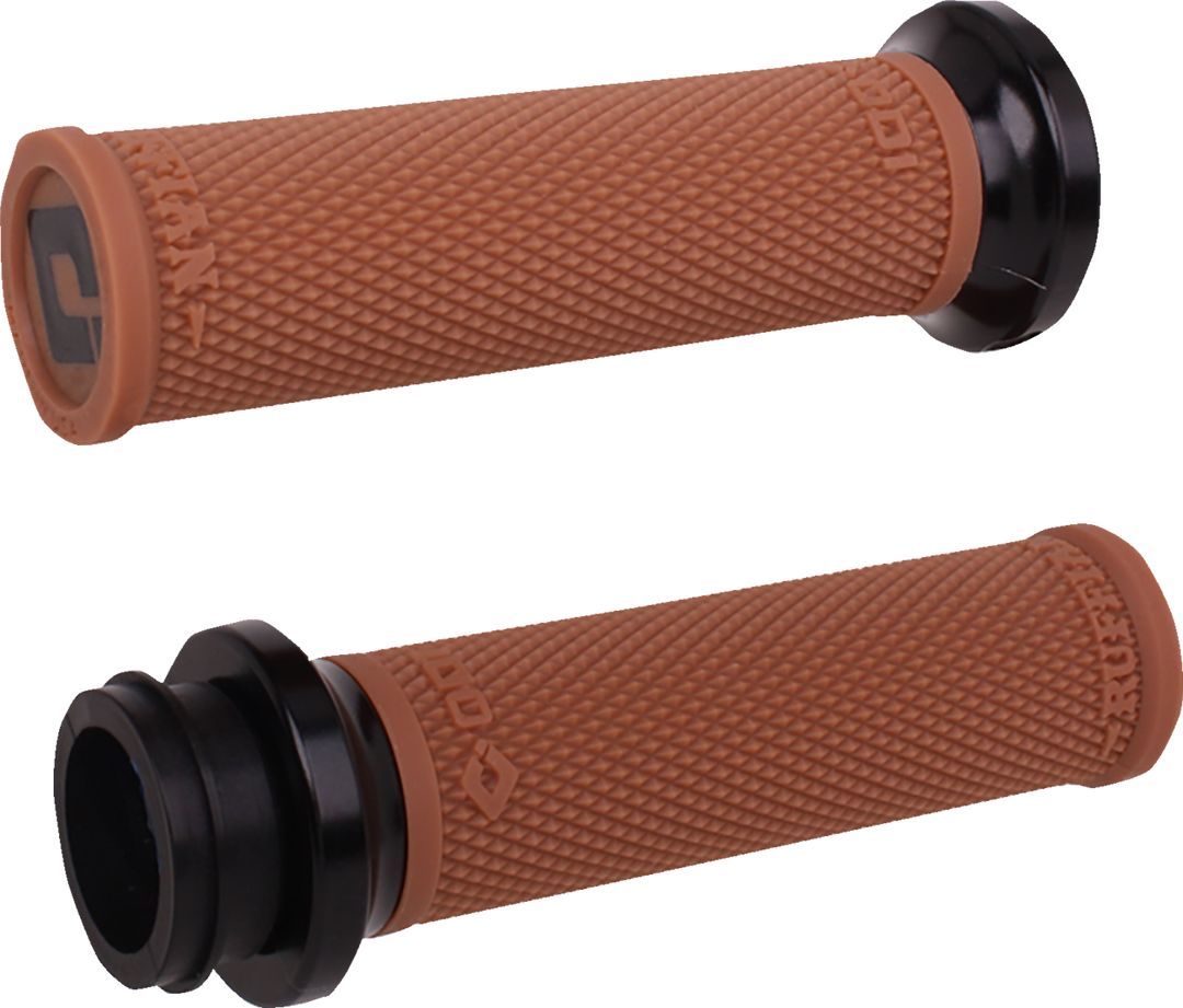 ODI Ruffian Lock-On Street Grips - TBW - Gum/Black V30HTWGR-B
