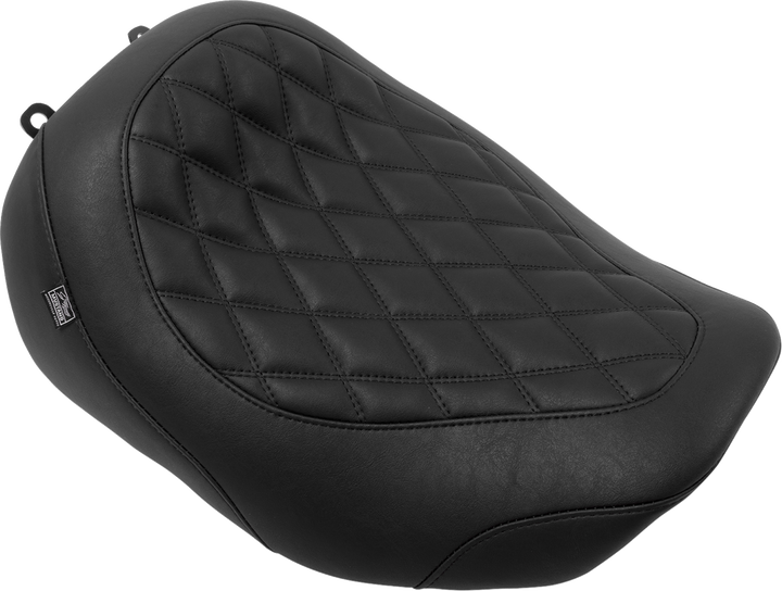 MUSTANG Wide Tripper™ Seat - Solo - Black Stitching - FLT/FLH '23-'25 88503