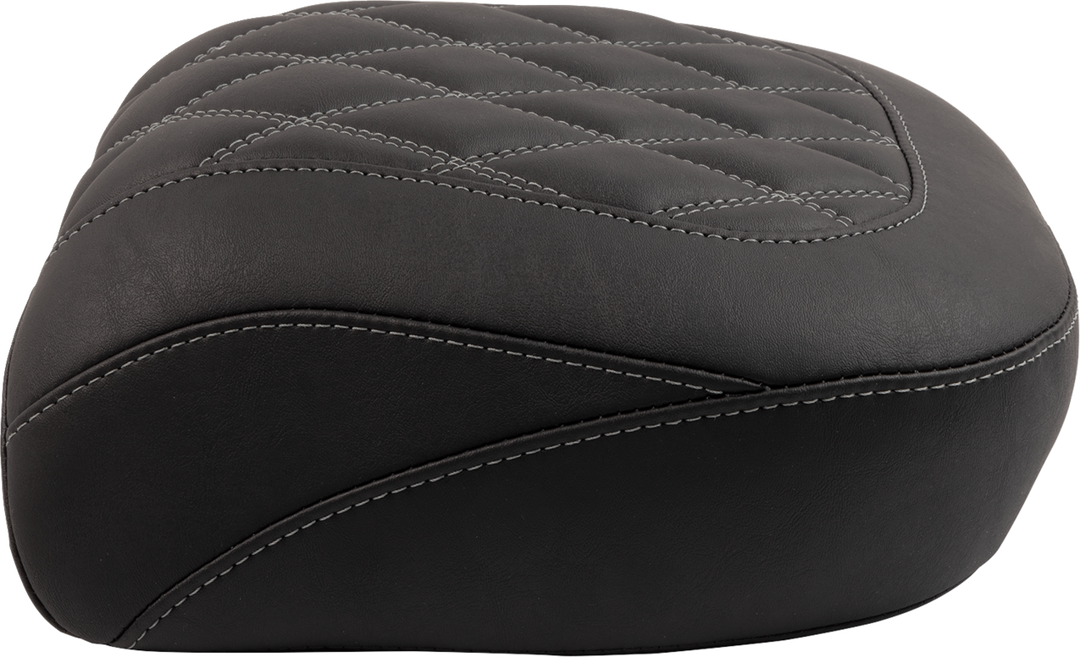 MUSTANG Wide Tripper™ Seat - Passenger - Gun Metal Stitching - FLT/FLH '23-'25 88511GM